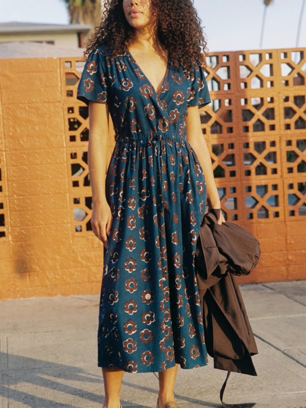 Christy Dawn “Dawn” dress in Indigo Daisy